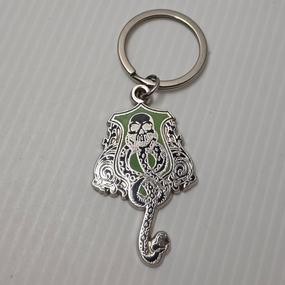 Harry Potter Dark Mark Keychain Universal Orlando Skull Snake Metal Authentic